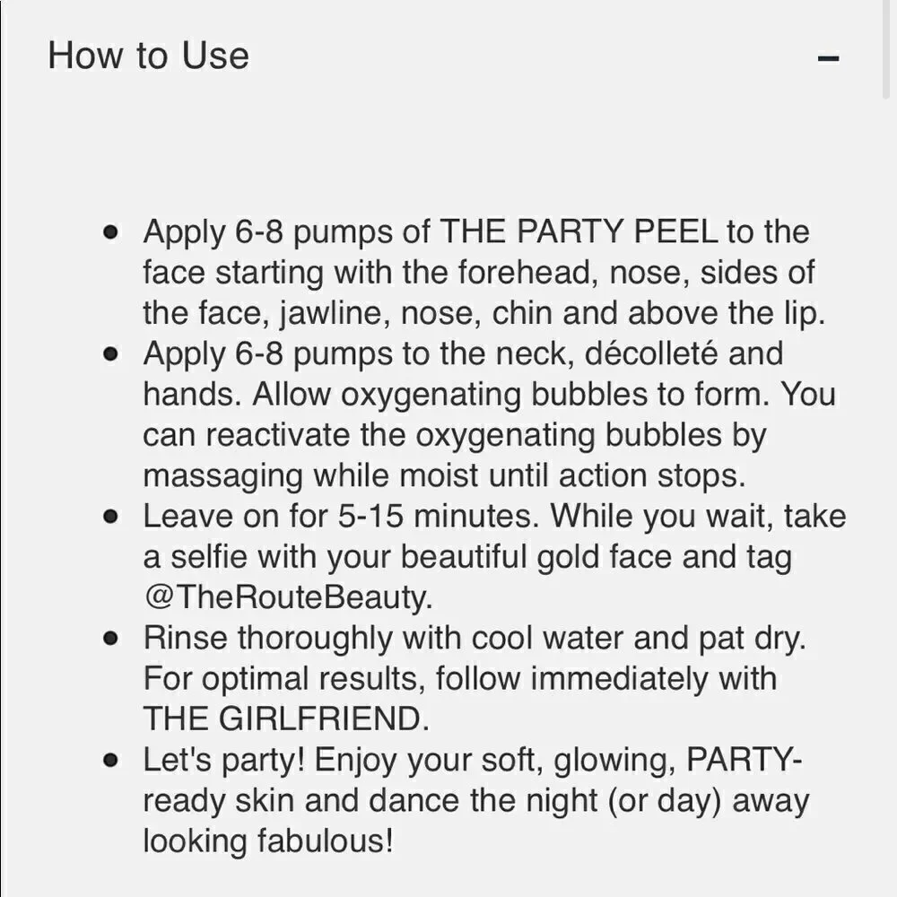 THE ROUTE BEAUTY The Party Peel Sealed 1flz Ipsy